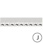 LEGRAND - Repère Mémocab - lettre J noir sur fond blanc - 2