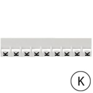LEGRAND - Repère Mémocab - lettre K noir sur fond blanc - 2