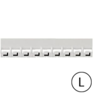 LEGRAND - Repère Mémocab - lettre L noir sur fond blanc - 2