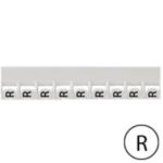 LEGRAND - Repère Mémocab - lettre R noir sur fond blanc - 2