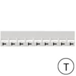 LEGRAND - Repère Mémocab - lettre T noir sur fond blanc - 2