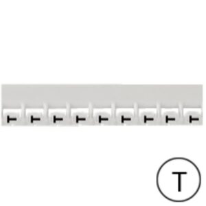 LEGRAND - Repère Mémocab - lettre T noir sur fond blanc - 2