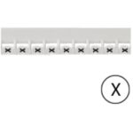 LEGRAND - Repère Mémocab - lettre X noir sur fond blanc - 2