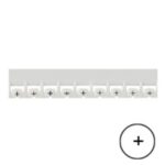 LEGRAND - Repère Mémocab - signe + noir sur fond blanc - 2