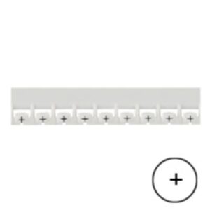 LEGRAND - Repère Mémocab - signe + noir sur fond blanc - 2