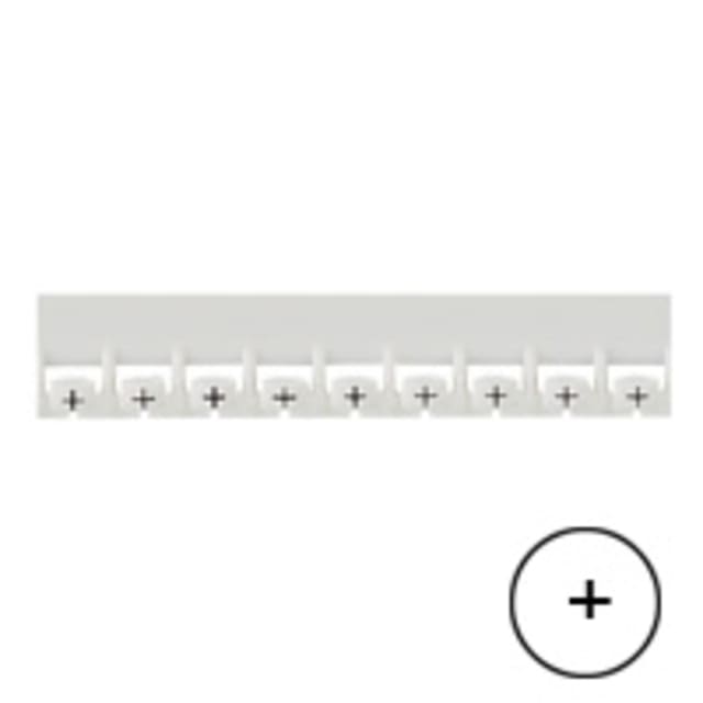 LEGRAND - Repère Mémocab - signe + noir sur fond blanc - 2 LEGRAND - Repère Mémocab - signe + noir sur fond blanc - 2