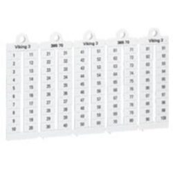 LEGRAND - Repères Viking 3 - pas 6 mm Chiffres 101 à 200 - lect.hor. - 039521