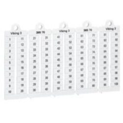 LEGRAND - Repères Viking 3 - pas 6 mm Chiffres 11 à 20 - lect. hor. - 039516