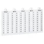 LEGRAND - Repères Viking 3 - pas 6 mm Chiffres 21 à 30 - lect. hor. - 039517