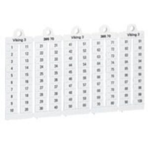 LEGRAND - Repères Viking 3 - pas 6 mm Chiffres 21 à 30 - lect. hor. - 039517