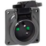 LEGRAND - Socle pour Martin Lunel 200-250V -10/16A- 2P+T - métal - 053903