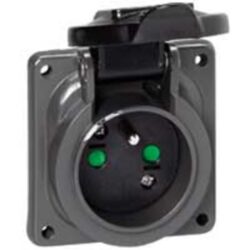 LEGRAND - Socle pour Martin Lunel 200-250V -10/16A- 2P+T - métal - 053903