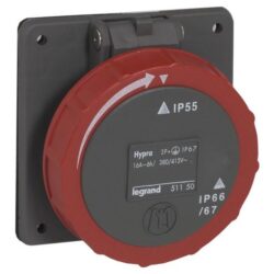 LEGRAND - Socle tabl.entr. 70x70 Hypra IK09 - 380-415V - 32A - 3P+N+T - 053051
