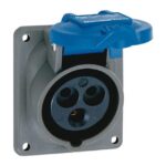 LEGRAND - Socle tableau Hypra plastique IP 44 - BT -200-250V-16A-2P+T - 052022