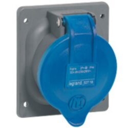 LEGRAND - Socle tableau Hypra plastique IP 44 - BT -200-250V-32A-2P+T - 052718