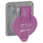 LEGRAND - Socle tableau Hypra plastique IP44 - TBT - 20-25V - 16A - 2P - 052401