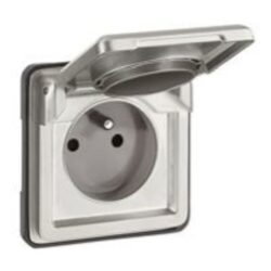 LEGRAND - Soliroc prise 2P+T 10/16A - 250V - IP55 - IK10 - 077831