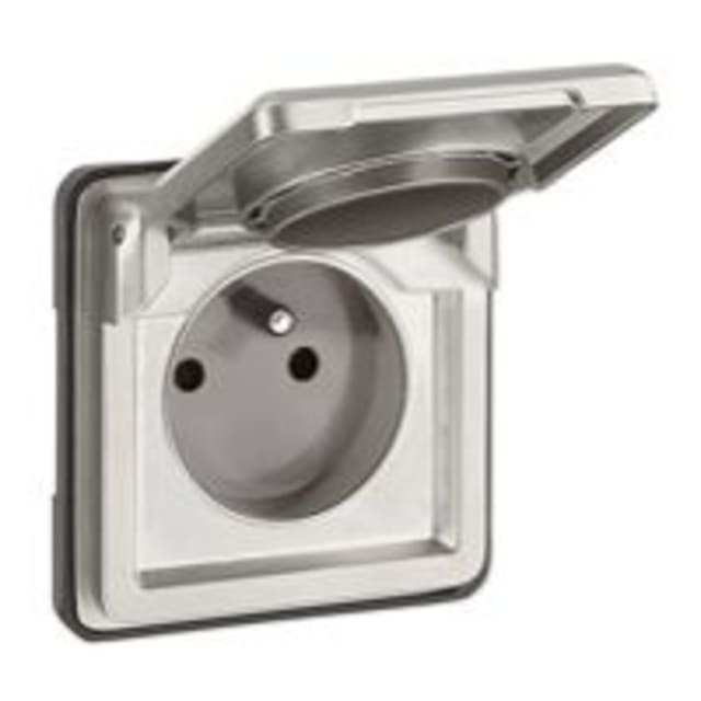 LEGRAND - Soliroc prise 2P+T 10/16A - 250V - IP55 - IK10 - 077831 LEGRAND - Soliroc prise 2P+T 10/16A - 250V - IP55 - IK10 - 077831
