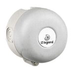 LEGRAND - Sonnerie forte puissance IP 40 230 V - 50 mA - 90 db - gris - 041349
