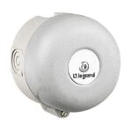 LEGRAND - Sonnerie forte puissance IP 40 230 V - 50 mA - 90 db - gris - 041349