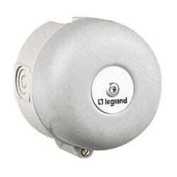 LEGRAND - Sonnerie forte puissance IP 40 230 V - 50 mA - 90 db - gris - 041349