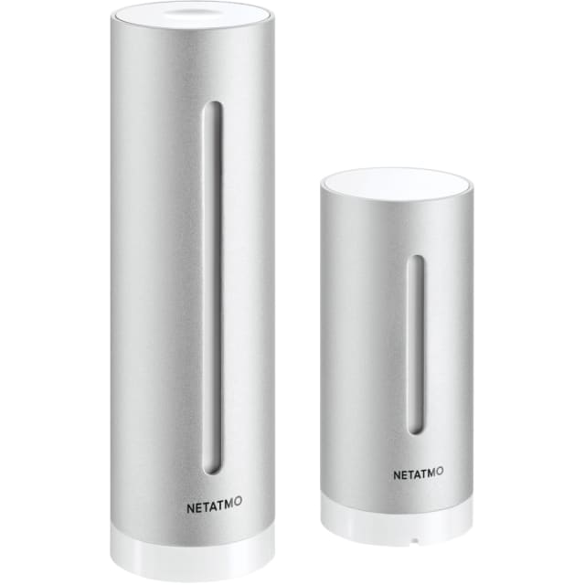 Station météo connectée LEGRAND Netatmo Station météo Netatmo cylindrique blanche avec module principal et module secondaire