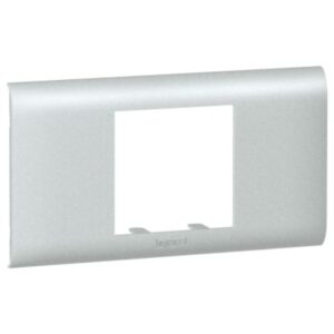 Support en aluminium gris argenté pour 2 modules DLP 65 mm