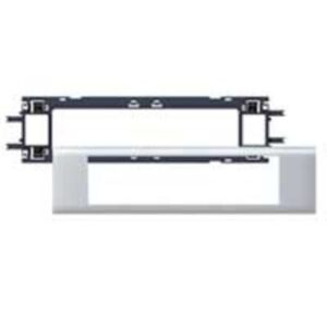 Support aluminium 8 modules pour goulotte DLP 011208