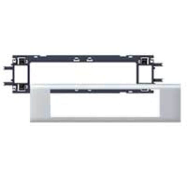 LEGRAND - Support DLP alu 8 mod cv. 65mm Mosaic quadruple - 011208 LEGRAND - Support DLP alu 8 mod cv. 65mm Mosaic quadruple - 011208