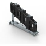 LEGRAND - Support barres prof arm. 400mm entraxe 75 mm Alu décalé - 339931