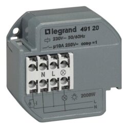 Détails visibles de Télérupteur silencieux unipolaire 10A 230V pour Télérupteurs
