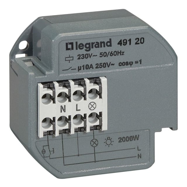 LEGRAND - Telerupteur 1P 10A 230VAC - 049120 LEGRAND - Telerupteur 1P 10A 230VAC - 049120