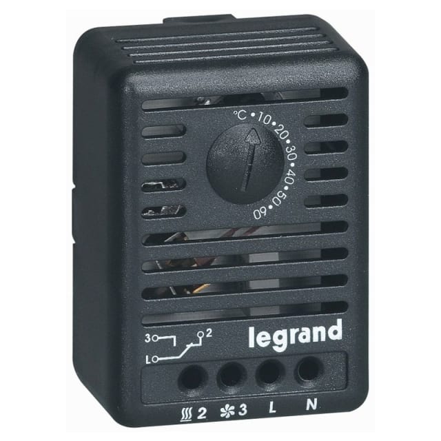 LEGRAND - Thermostat d'ambiance 5/60 oC pour coffrets et armoires - 034847 LEGRAND - Thermostat d'ambiance 5/60 oC pour coffrets et armoires - 034847
