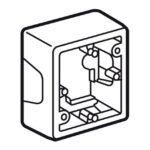 LEGRAND - Val cadre saillie pour 1 mécanisme - blanc - 776181