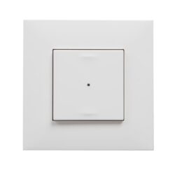Détails visibles de Interrupteur variateur connecté avec neutre blanc pour Variateurs connectés
