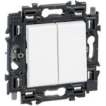 LEGRAND - Valena Next double deux directions 10AX appareil complet blanc à griffes - 741542