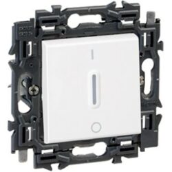 LEGRAND - Valena Next inter bipolaire à voyant 16AX appareil complet blanc à griffes - 741544