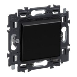 LEGRAND - Valena Next inter unipolaire 10AX appareil complet noir à griffes - 741754