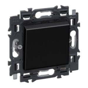 LEGRAND - Valena Next inter unipolaire 10AX appareil complet noir à griffes - 741754