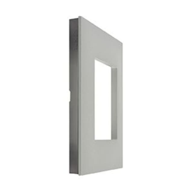 LEGRAND Valena Next plaque finition alu Plaque de finition alu 1 poste avec ouverture rectangulaire centrale