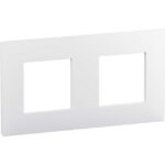 LEGRAND - Valena Next plaque 2 postes 71mm blanc brillant - 741102L