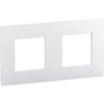 LEGRAND - Valena Next plaque 2 postes 71mm blanc brillant - 741102L