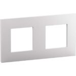 LEGRAND - Valena Next plaque 2 postes 71mm blanc mat - 741112L