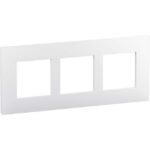 LEGRAND - Valena Next plaque 3 postes 57mm blanc brillant - 741109L