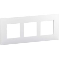 LEGRAND - Valena Next plaque 3 postes 57mm blanc brillant - 741109L