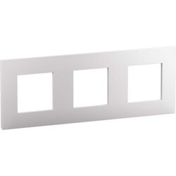 LEGRAND - Valena Next plaque 3 postes 71mm blanc mat - 741113L