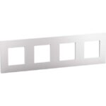 LEGRAND - Valena Next plaque 4 postes 71mm blanc mat - 741114L