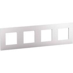 LEGRAND - Valena Next plaque 4 postes 71mm blanc mat - 741114L