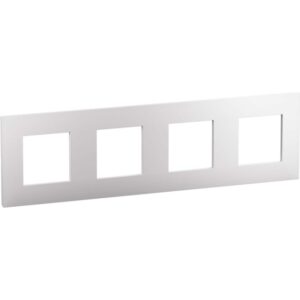 LEGRAND - Valena Next plaque 4 postes 71mm blanc mat - 741114L