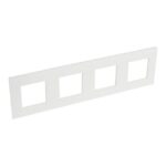 LEGRAND - Valena Next plaque 4 postes hor/vert entraxe 71mm blanc - 741104
